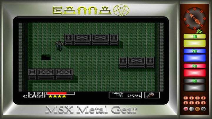 [直播片段]MSX原版燃烧战车机关房(暗室)