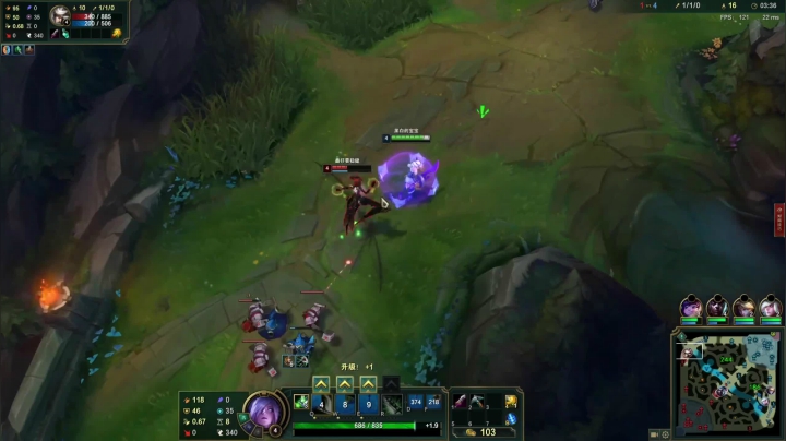 黑白锐雯对线技巧！细节击杀！