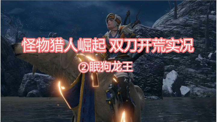 【怪物猎人崛起】双刀开荒实况 02 眠狗龙王 （持更）刮痧永动机