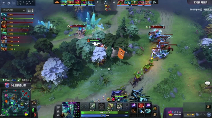 2021 i联赛 常规赛 Magma vs Elephant BO3 第一场 4.15