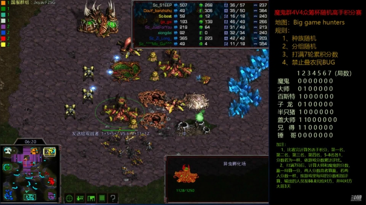 2021.4.14魔鬼群4V4众筹杯随机高手积分赛
