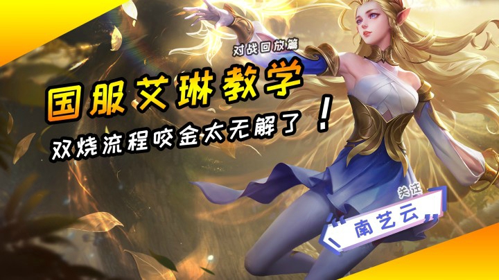 【国服艾琳教学】双烧流程咬金太无解了！