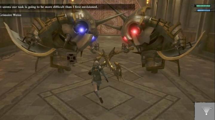 《尼尔：人工生命升级版》公开16分钟实机演示，展示双子BOSS战斗