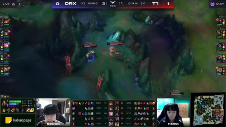 英雄联盟LCK季后赛R1 T1 vs