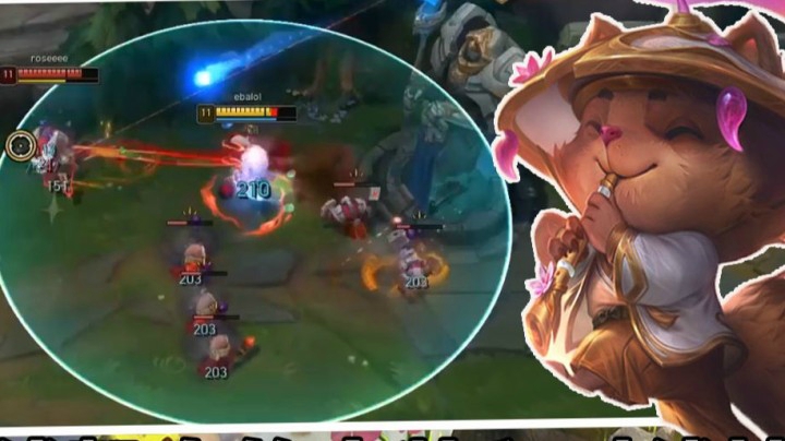 【恶霸提莫】提莫对线凯南优先出吸血杖，这样防止被秒的同时还能在操作凯南！