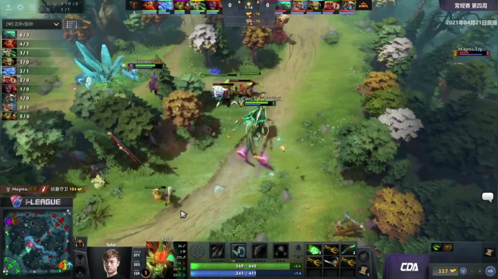 2021 i联赛 常规赛 Magma vs EHOME BO3 第三场 4.21