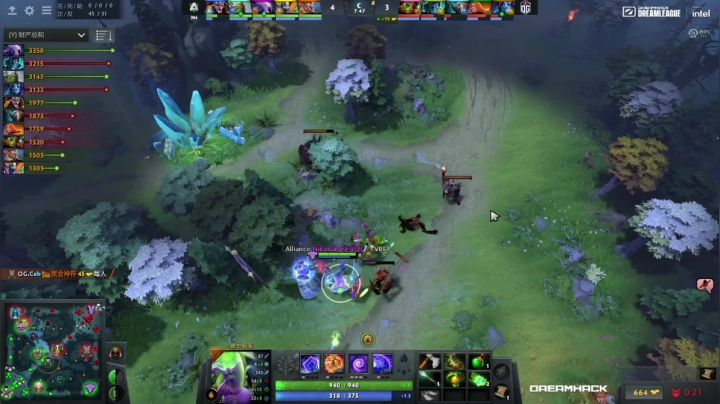 DPC S2 欧洲区 Alliance vs OG BO3 第二场 4.20