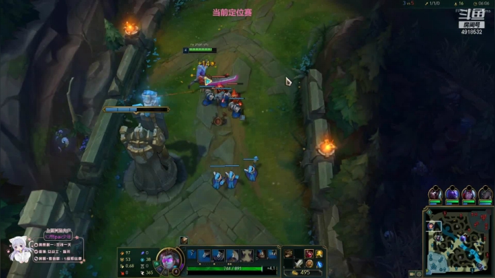 【英雄联盟】女战士丶姝玥的精彩时刻 20210422 10点场