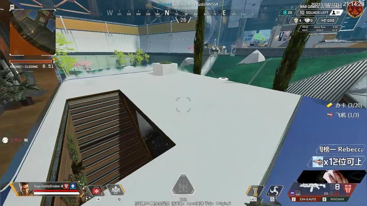 【2021-04-21 20点场】Jusley：【钻排1=2】4万杀 双语主播