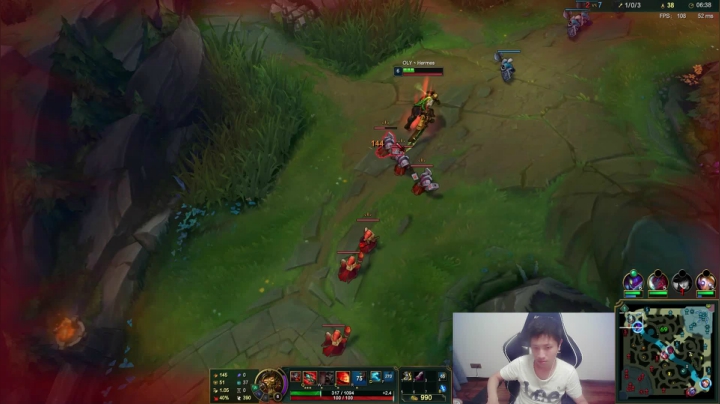 【2021-04-22 22点场】douyu丶松子：蛮王：版本T0 选到=包赢