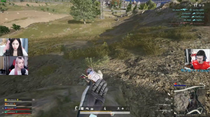 我在斗鱼看pigff直播绝地求生