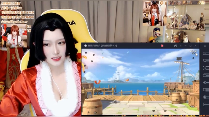 腐团儿cosplay海贼王女帝，动作还原，觉得不错的点赞谢谢！
