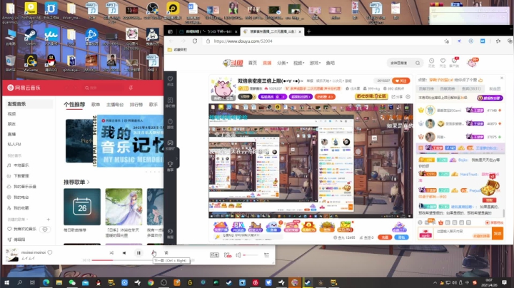 我在斗鱼看菠萝赛东直播二次元