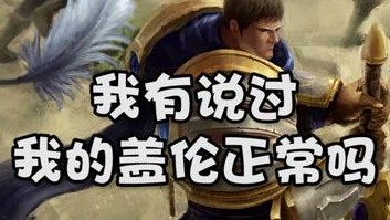 我有说过，我的盖伦正常吗