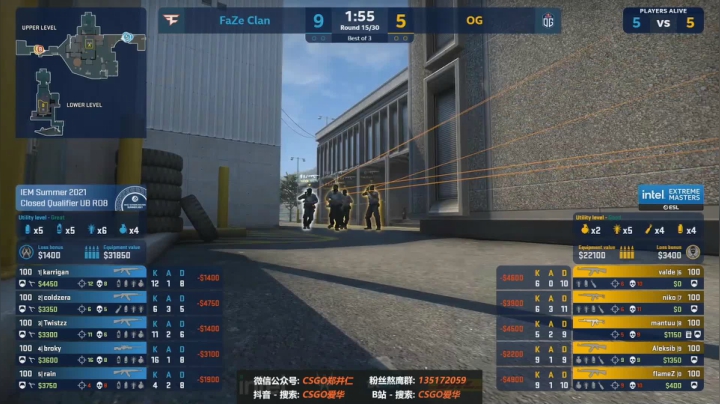 【2021-04-27 01点场】CSGO解说爱华：【爱华】IEM外卡赛FaZe vs OG