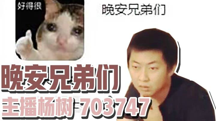 【杨树名场面】晚安兄弟们