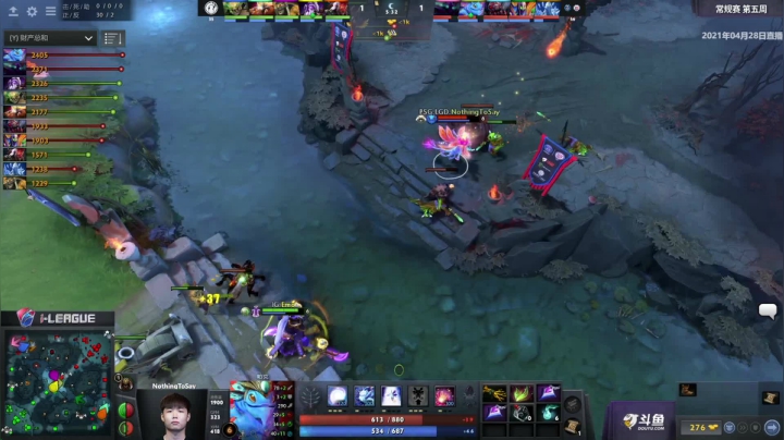 2021 i联赛 常规赛 LGD vs iG BO3 第二场 4.28