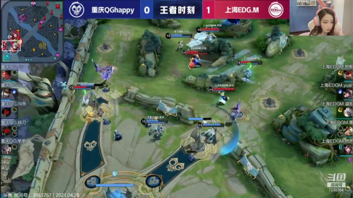 【2021-04-28 16点场】是小鹿哇：小鹿拖米：QG vs EDGM