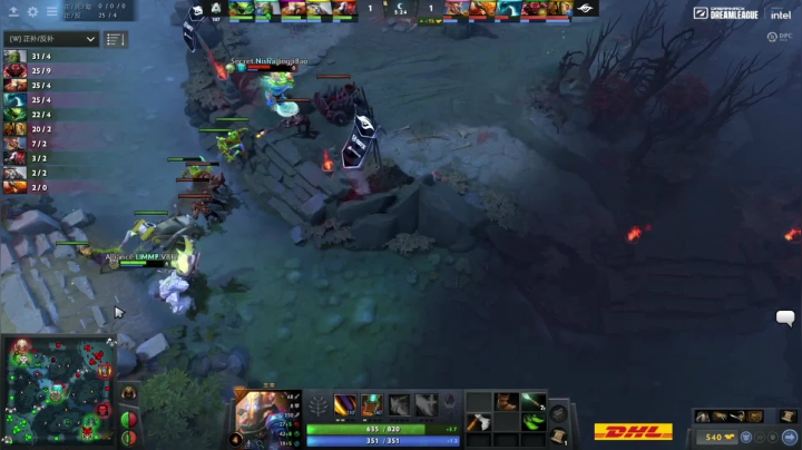 DPC S2 欧洲区 Secret vs Alliance BO3 第二场 4.28