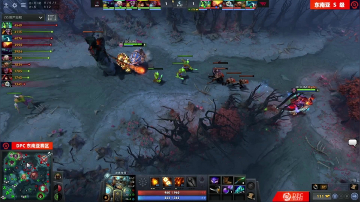 DPC S2 东南亚区 BOOM vs T1 BO3 第二场 4.29