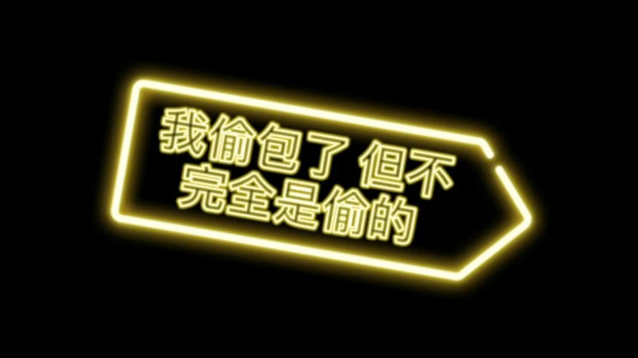 我偷包了 但不完全是偷的