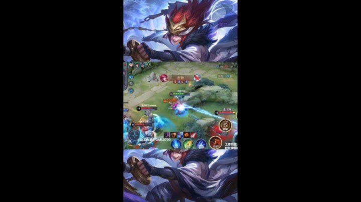 皇玺丶高一刀-百里玄策-极限击杀片段