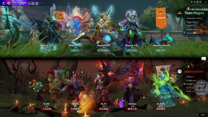2021 i联赛 常规赛 iG vs Magma BO3 第三场 5.4