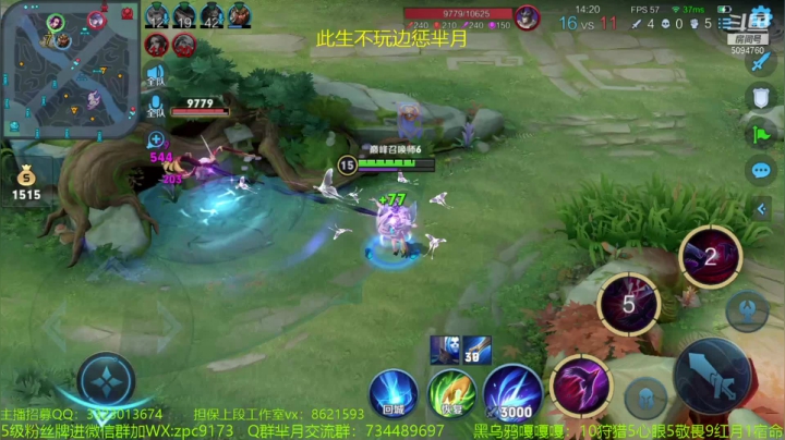 【2021-05-05 21点场】青鸾少年云天河：芈月，咬金巅峰2102冲刺~