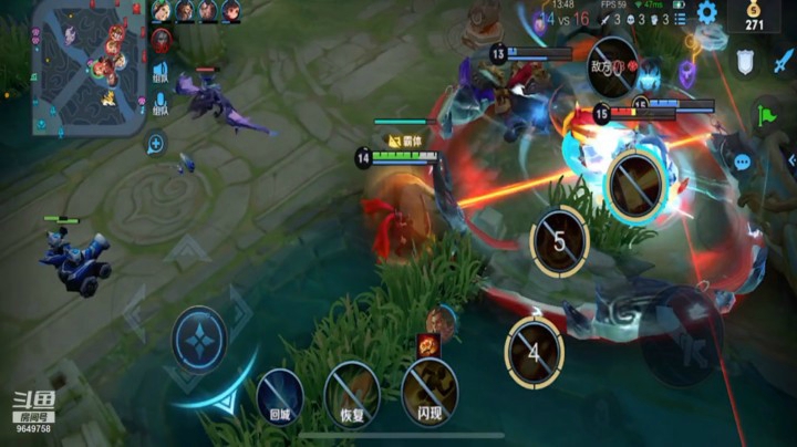 没有皮肤的安其拉，啥也不管看见人就来一套技能。#王者视频全勤挑战#