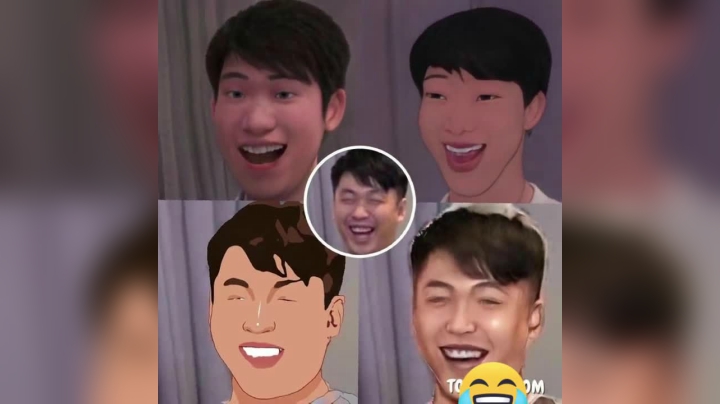 刘坤的漫画脸