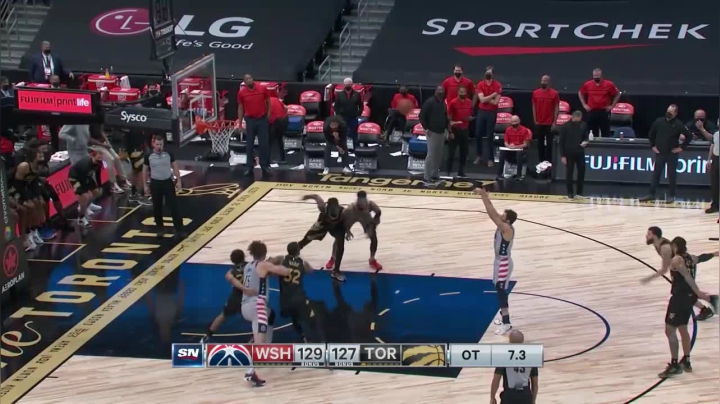 内托关键罚球，奇才客场经历加时苦战艰难取胜。