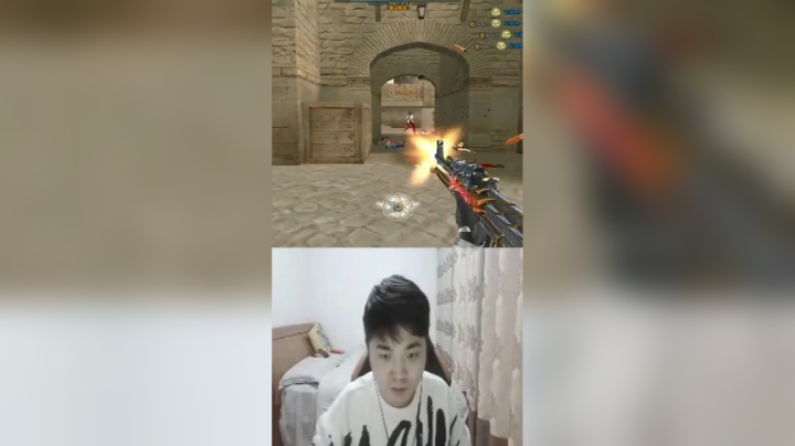 直接按住 五连鲨！