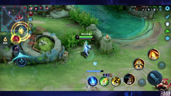 我在斗鱼看少年不太冷Rex直播王者荣耀