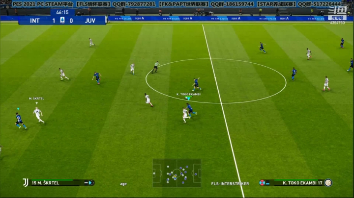 PES2021 FK&PAPT超级联赛第3赛季 INTER7STRIKER-国际米兰VS阿戈-尤文图斯