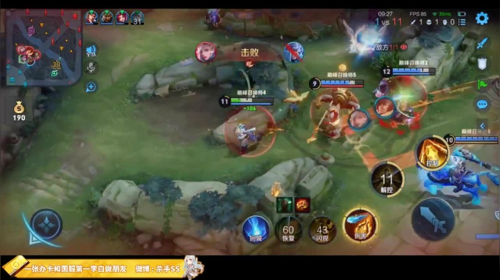 我在斗鱼看不可一世杀手直播王者荣耀