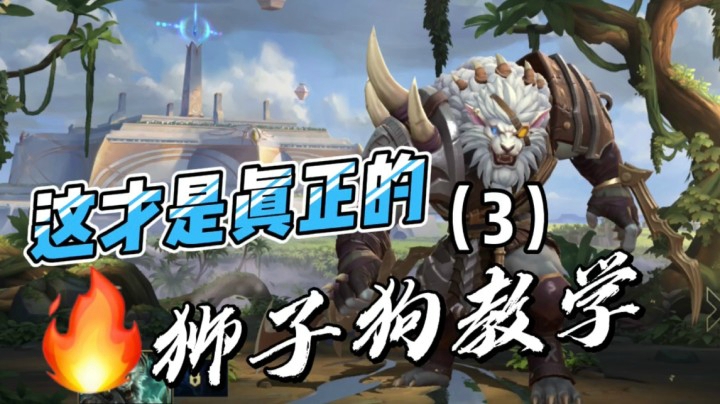 【3】LOL手游狮子狗：技能技巧加全局实战讲解！