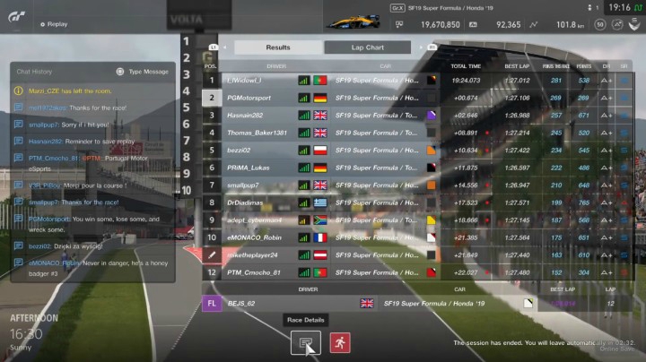 Gran Turismo™SPORT  FIA GTC 国际杯第一季第3轮