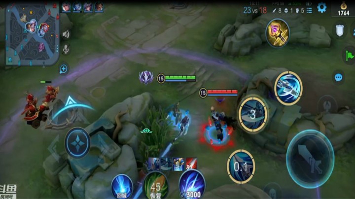 巅峰赛韩信，钟馗你确定是我们队友吗？险些被对面团灭。#斗鱼视频春季赛#