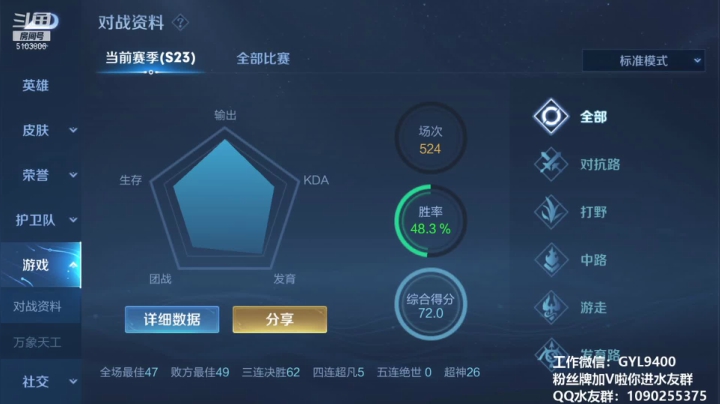 【2021-05-10 13点场】皇玺丶Fly高一刀：高一刀：冲荣耀的第五天