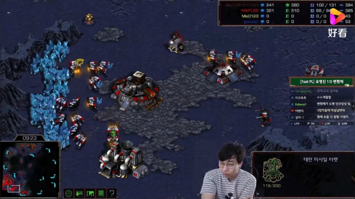 星际争霸 Rush vs Mini 之前有个胖子也这