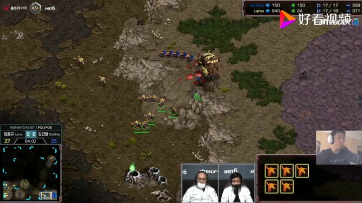 星际争霸 ASL10 8强 Larva vs Soulkey 01