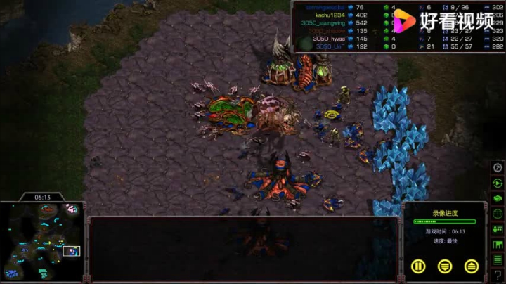 星际争霸重制版3v3 韩国小强之我们就是打不死的小强 没有