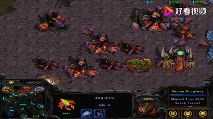 星际争霸3v3 就是因为选择了一个虫族，至于需要做那么多地堡