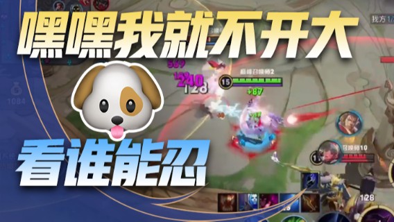 嘿嘿我就不开大，看谁能忍
