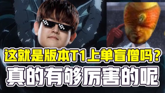 这就是版本T1上单盲僧吗？真的有够厉害的呢