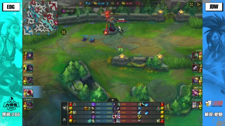 斗鱼lol手游大师赛S3 EDG-VS-JDW01