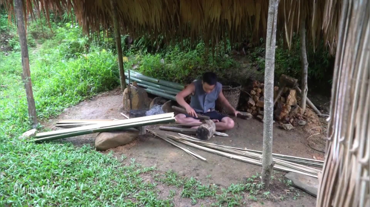 第二季1080P E44编花篮子【真人我的世界-空手发展-单人炼铁】