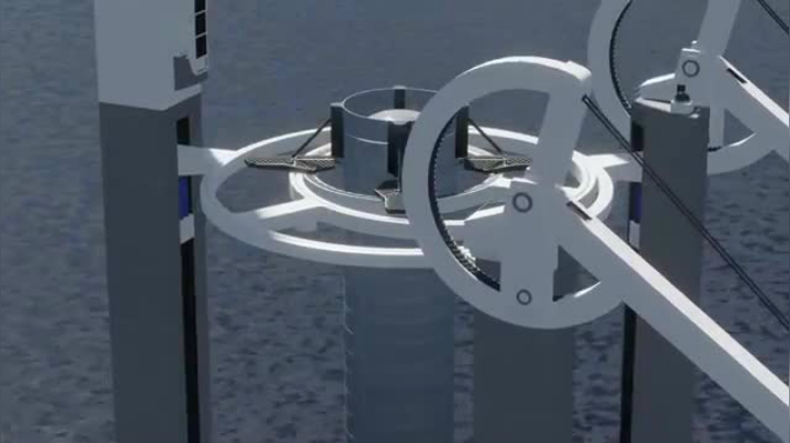 SpaceX Super Heavy在海上平台上着陆-