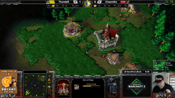 【TED出品】ESL B组败者 Chaemiko vs Thunder 就想杀英雄