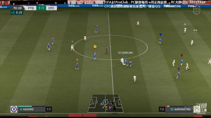 【2021-05-15 21点场】RainHazard：CFC俱乐部 FIFA Pro Club